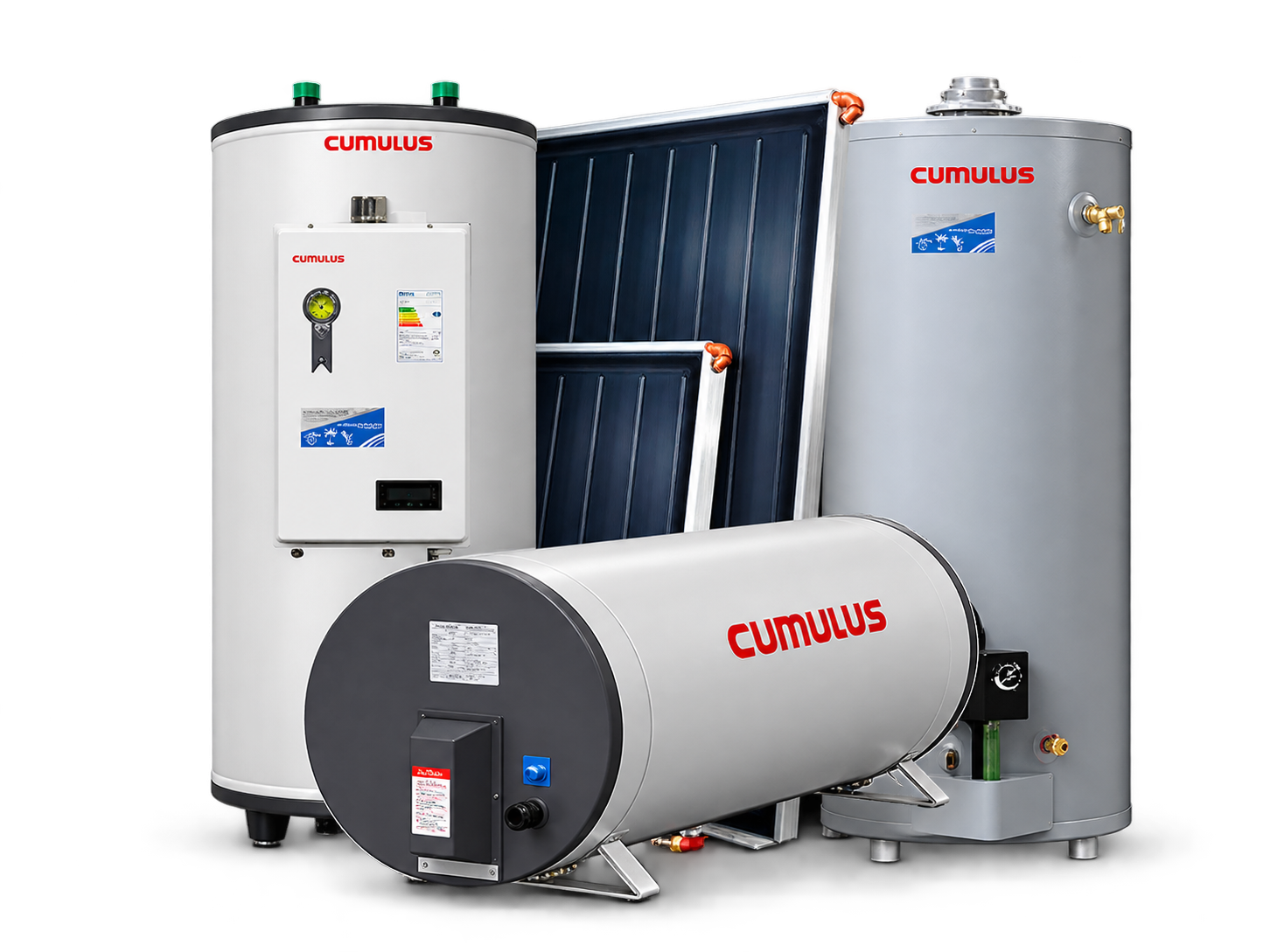 Aquecedores e boilers da marca Cumulus