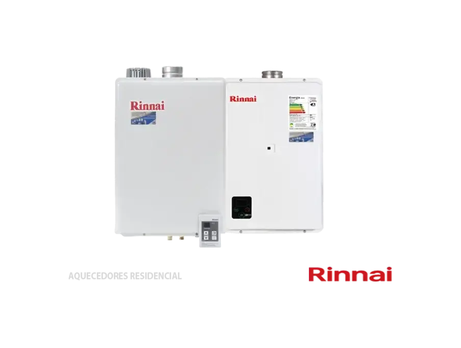 Aquecedores a gás da marca Rinnai