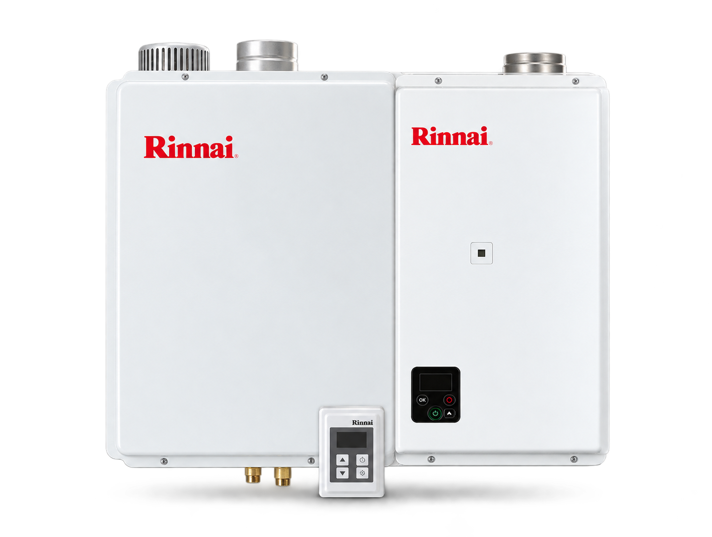 Aquecedores a gás da marca Rinnai